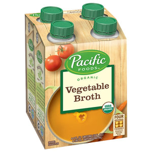 Pacific Organic Vegetable Broth 4 x 250ml