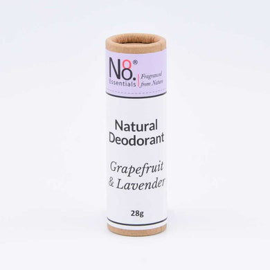 No 8. Essentials Natural Deodorant- Grapefruit & Lavender 28g