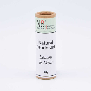 No 8. Essentials Natural Deodorant- Lemon & Mint 28g