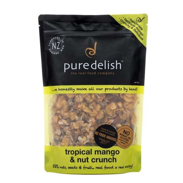Pure Delish Tropical Mango Nut Crunch 375g
