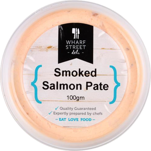 Wharf Street Smoked Salmon Pate 100g – Brydone Wholefoods