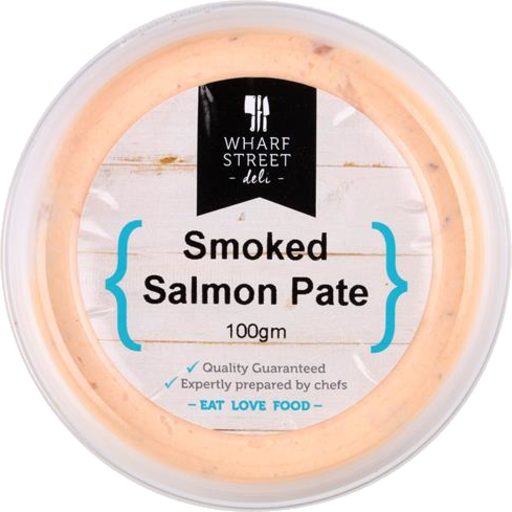 Wharf Street Smoked Salmon Pate 100g
