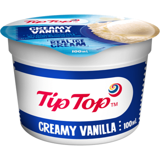 Tip Top Vanilla Ice Cream 100ml
