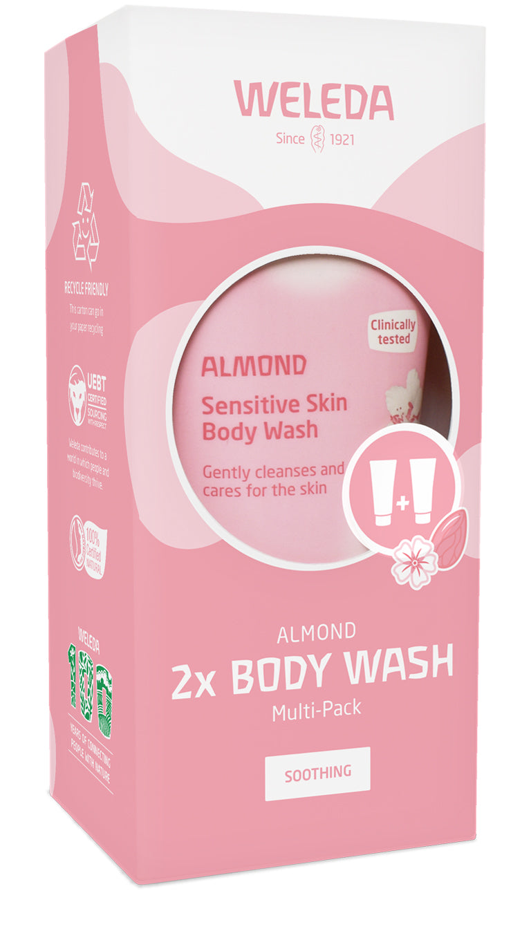 Weleda 2x Body Wash - Almond