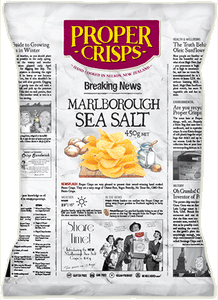 Proper Crisps Share Bag Sea Salt 450g
