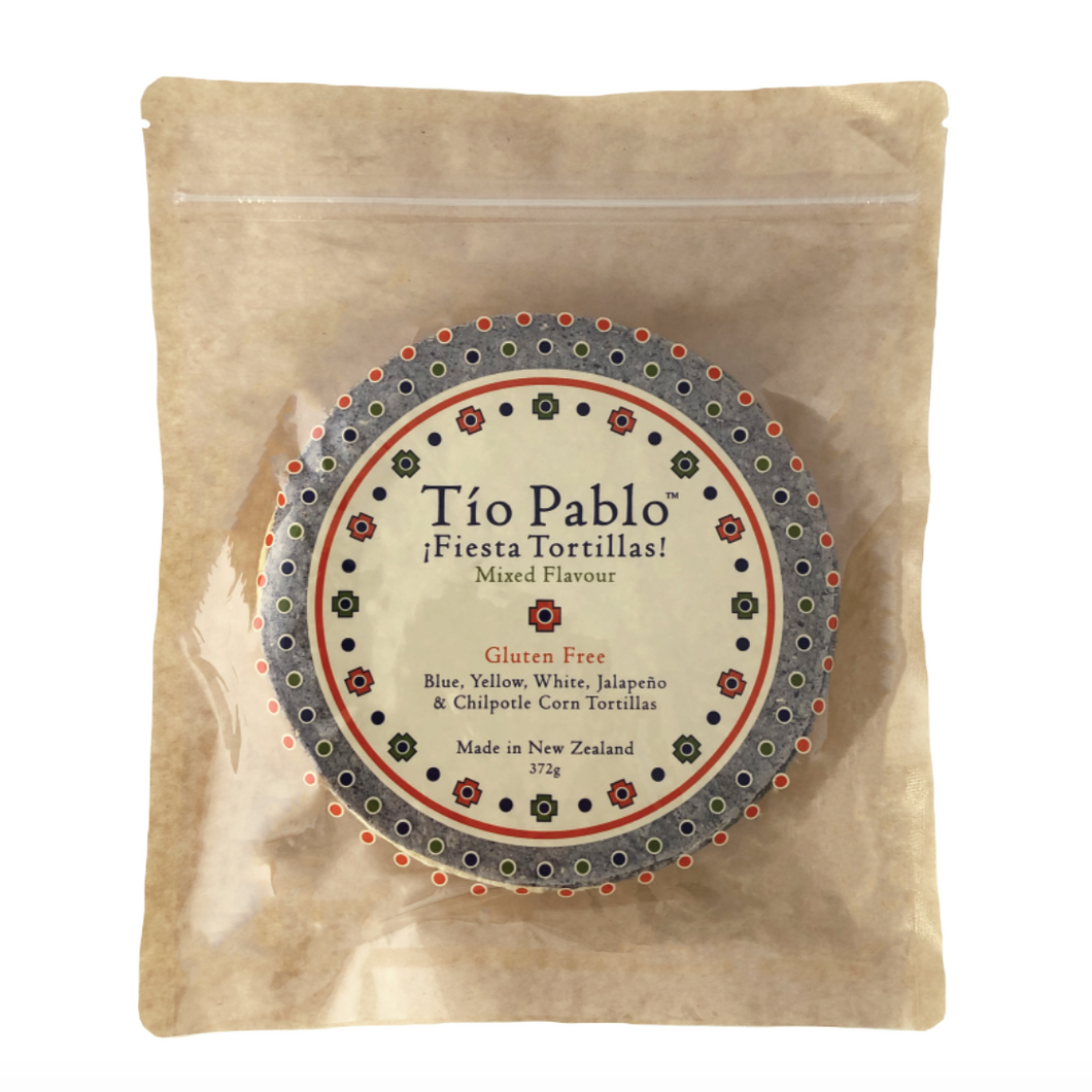 Tio Pablo Mixed Flavour Tortillas - Gluten Free